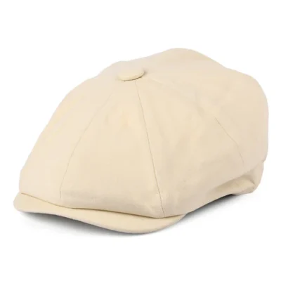 Cotton-Linen 8 Piece Newsboy Cap