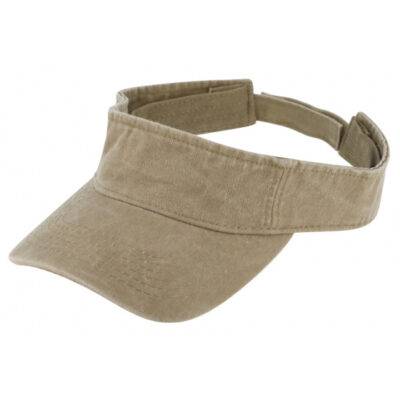 Cotton Visor Cap Beige