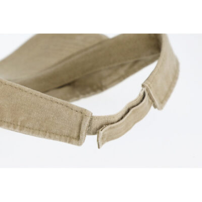 Cotton Visor Cap Beige
