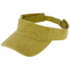 Cotton Visor Cap Mustard Yellow