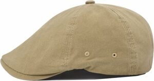 Cotton Washing Flat Cap