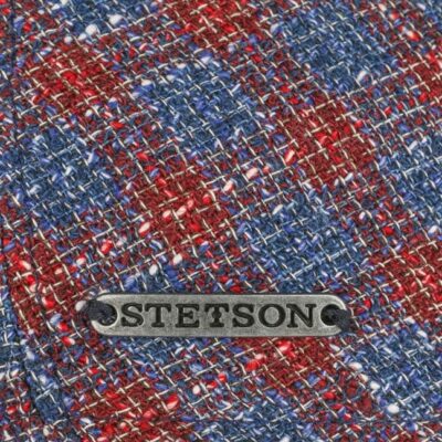 CottonLinen Flat Cap RedBlue