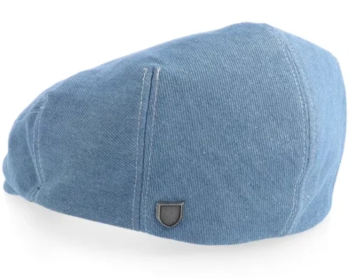 DenimOff White Flat Cap