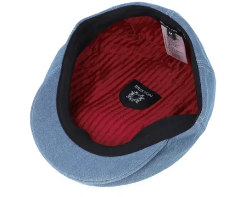 DenimOff White Flat Cap