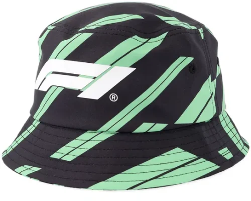 F1 Logo Track Graphic GreenBlack Bucket