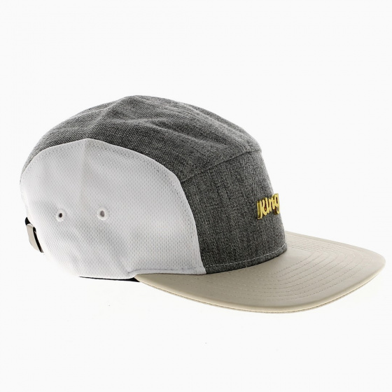 Gray & Beige Golden Baseball Cap