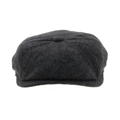 Grey Newsboy Cap