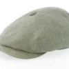 Hatteras Linen Khaki Flat Cap