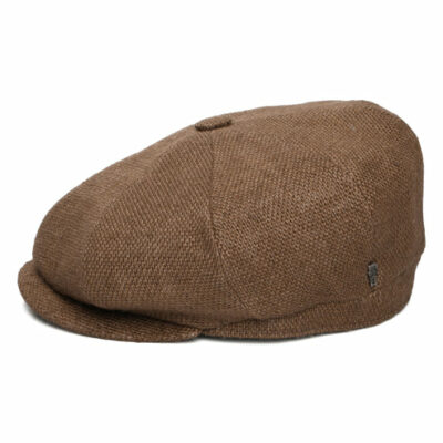 Jute Newsboy Cap - Taupe