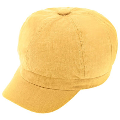 Linen & Cotton Bakerboy Cap