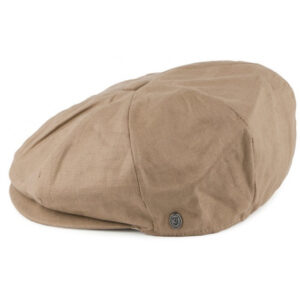 Linen Flat Cap Camel