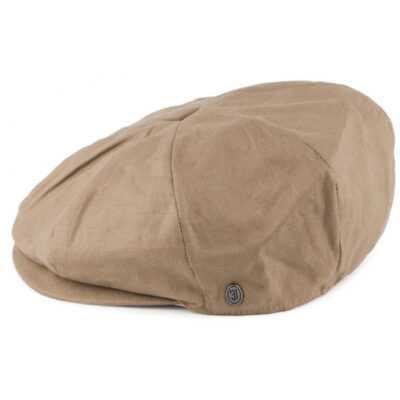 Linen Flat Cap Camel