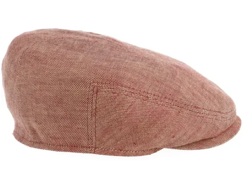 Linen Hawaiian Sunset Flat Cap