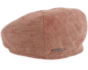 Linen Hawaiian Sunset Flat Cap