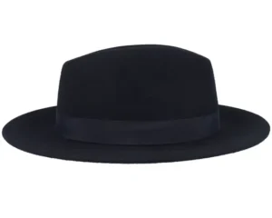 Mathis Swallow Black Fedora Hat