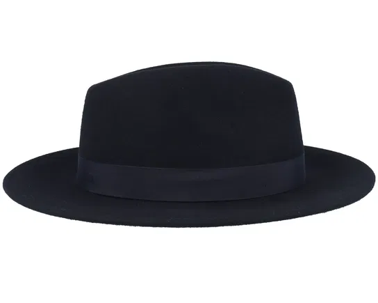 Mathis Swallow Black Fedora Hat