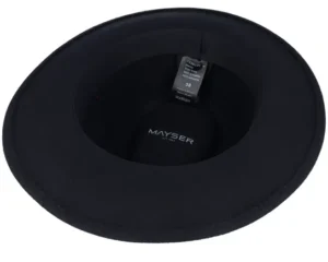 Mathis Swallow Black Fedora Hat
