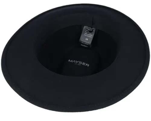 Mathis Swallow Black Fedora Hat