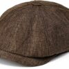 Men Adjustable Newsboy Cap