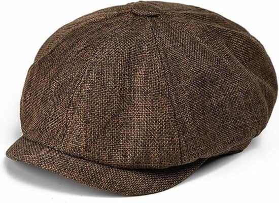 Men Adjustable Newsboy Cap