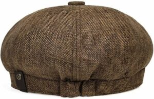 Men Adjustable Newsboy Cap