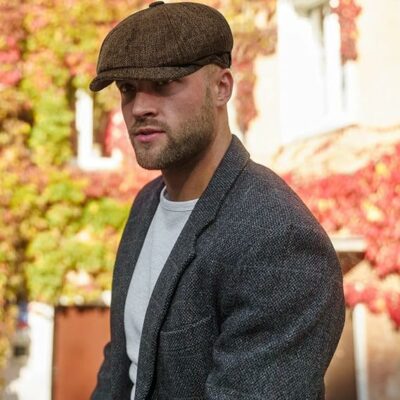 Men Adjustable Newsboy Cap