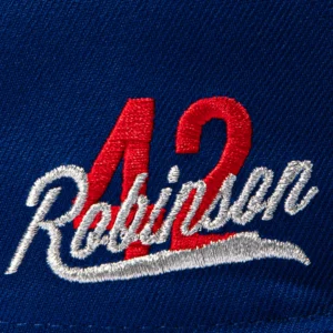 NEW ERA 59FIFTY BROOKLYN DODGERS JACKIE ROBINSON 42 PATCH HAT