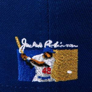 NEW ERA 59FIFTY BROOKLYN DODGERS JACKIE ROBINSON 42 PATCH HAT