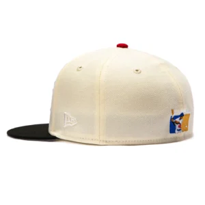 NEW ERA 59FIFTY BROOKLYN DODGERS JACKIE ROBINSON 42 PATCH SCRIPT HAT