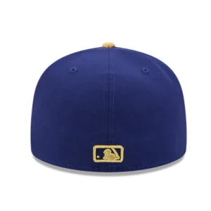 NEW ERA 59FIFTY LOS ANGELES DODGERS 2025 WORLD SERIES PATCH GOLD HAT