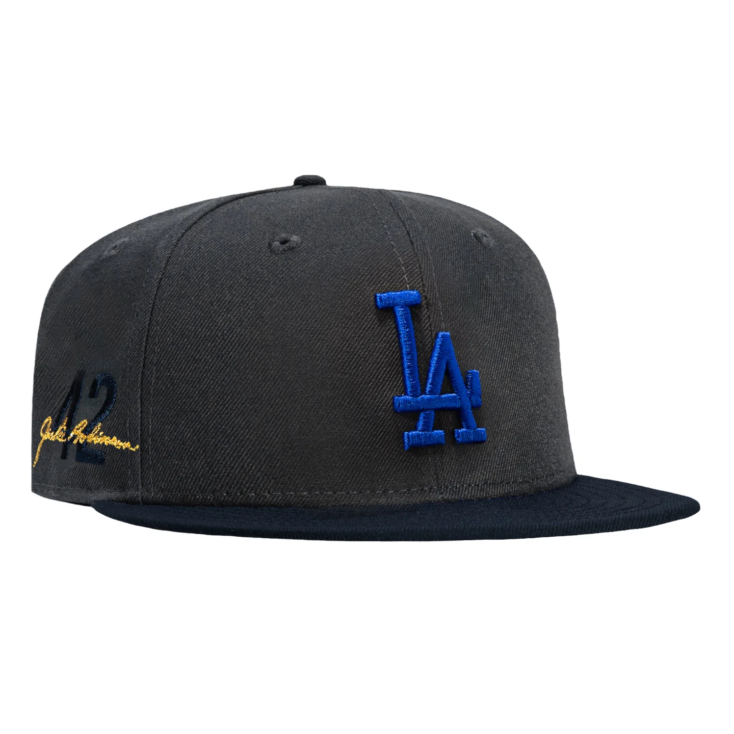 NEW ERA 59FIFTY LOS ANGELES DODGERS JACKIE ROBINSON 42 PATCH HAT