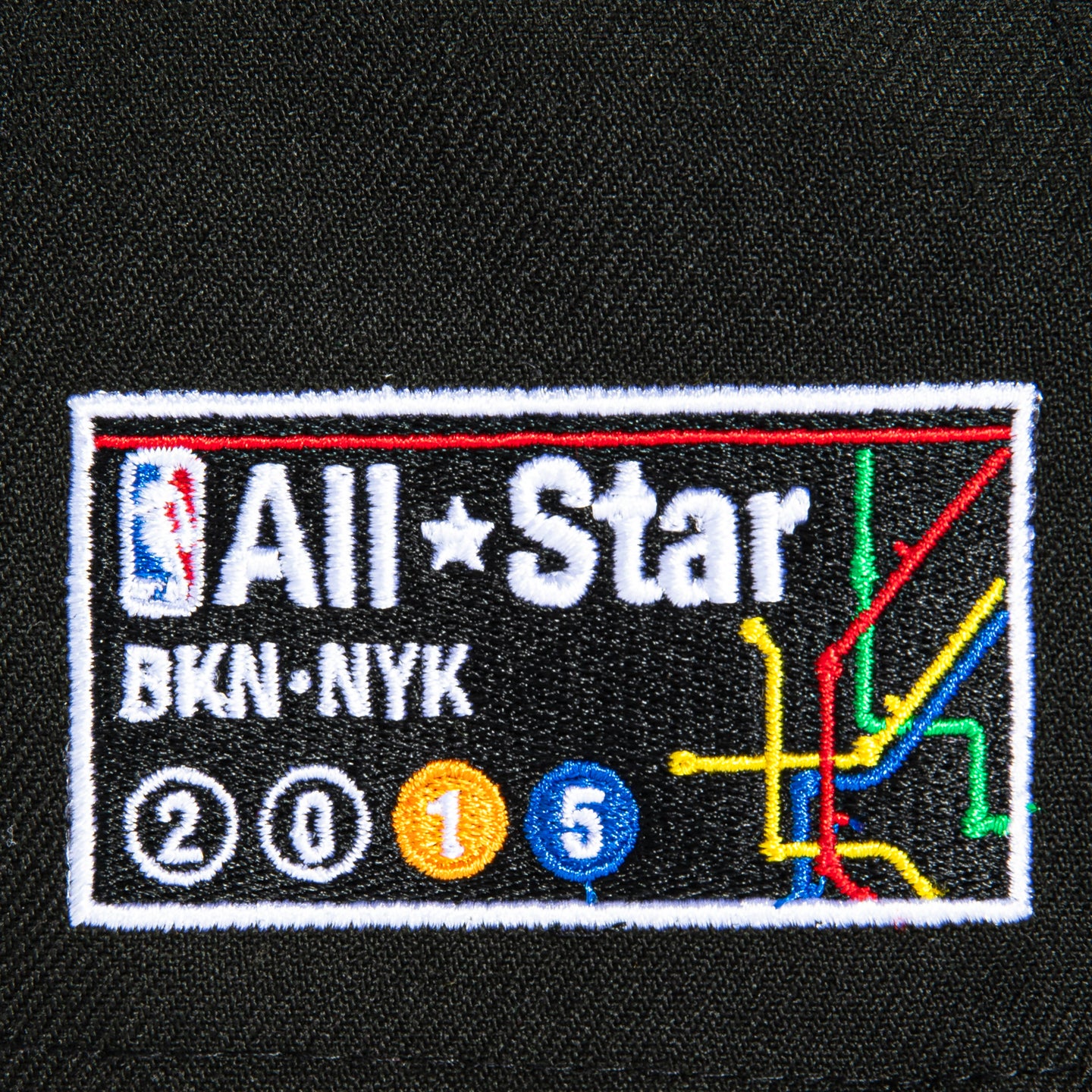 NEW ERA 9FORTY A-FRAME BLACK DOME BROOKLYN NETS PATCH SNAPBACK HAT