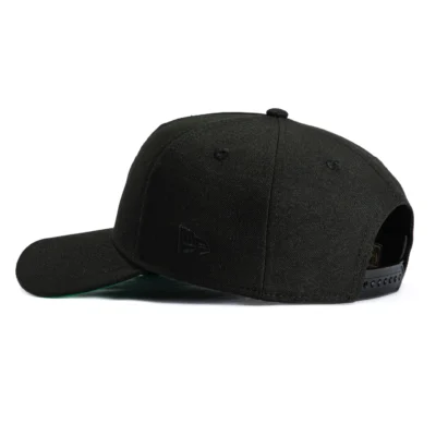 NEW ERA 9FORTY A-FRAME BLACK DOME LOS ANGELES PATCH LA SNAPBACK HAT