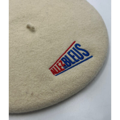 Official Allez Les Bleus Ecru Beret