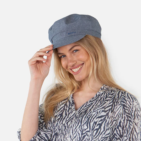 Seraphe Cotton Fiddler Cap - Denim