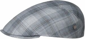 Silk Linen Multicolored Flat Cap