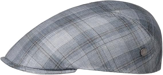 Silk Linen Multicolored Flat Cap