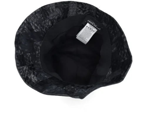 Water-resistant Black Cloche Hat