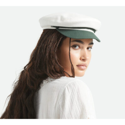 White Cotton Fiddler Cap