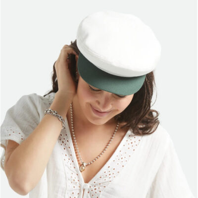 White Cotton Fiddler Cap