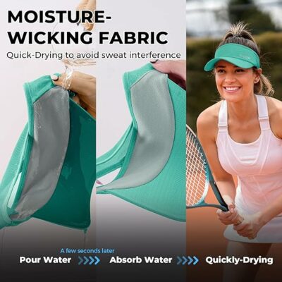 Women Lightweight Packable Visor Cap