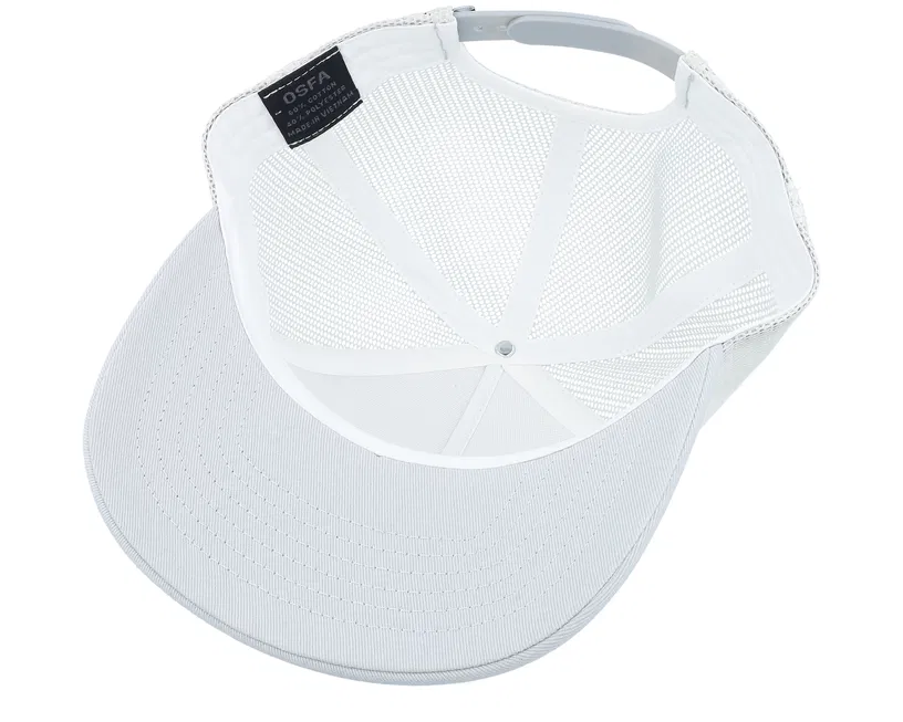 Womens Local Racer Light Grey Trucker