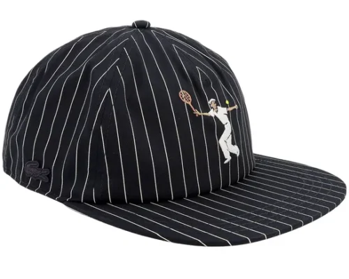 Woven Black Baseball Cap