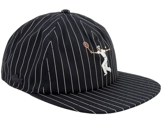 Woven Black Baseball Cap