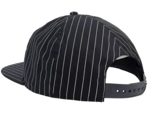 Woven Black Baseball Cap