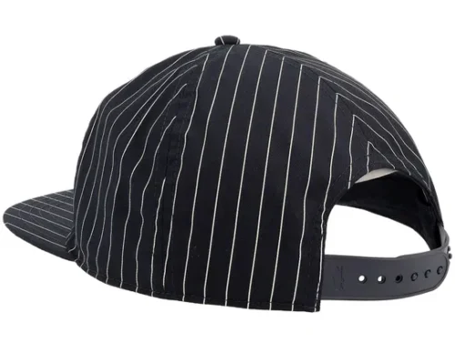 Woven Black Baseball Cap