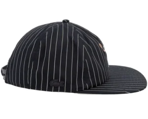 Woven Black Baseball Cap