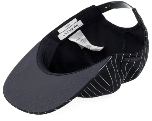 Woven Black Baseball Cap
