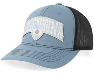Argentina Wide Patch Carolina Blue/Black Trucker