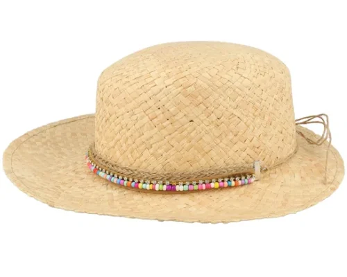 Ashley W Raffia Natural Straw Hat